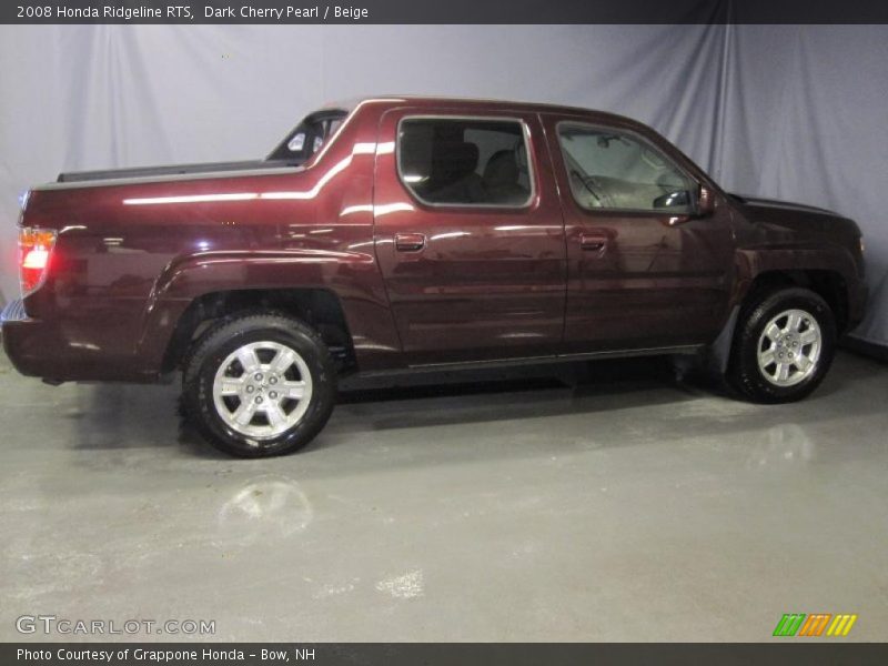 Dark Cherry Pearl / Beige 2008 Honda Ridgeline RTS