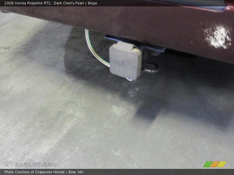 Dark Cherry Pearl / Beige 2008 Honda Ridgeline RTS