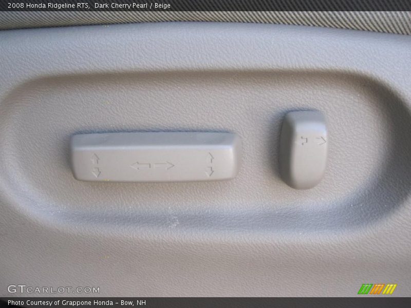 Dark Cherry Pearl / Beige 2008 Honda Ridgeline RTS