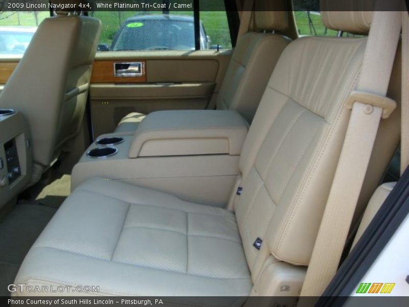 White Platinum Tri-Coat / Camel 2009 Lincoln Navigator 4x4