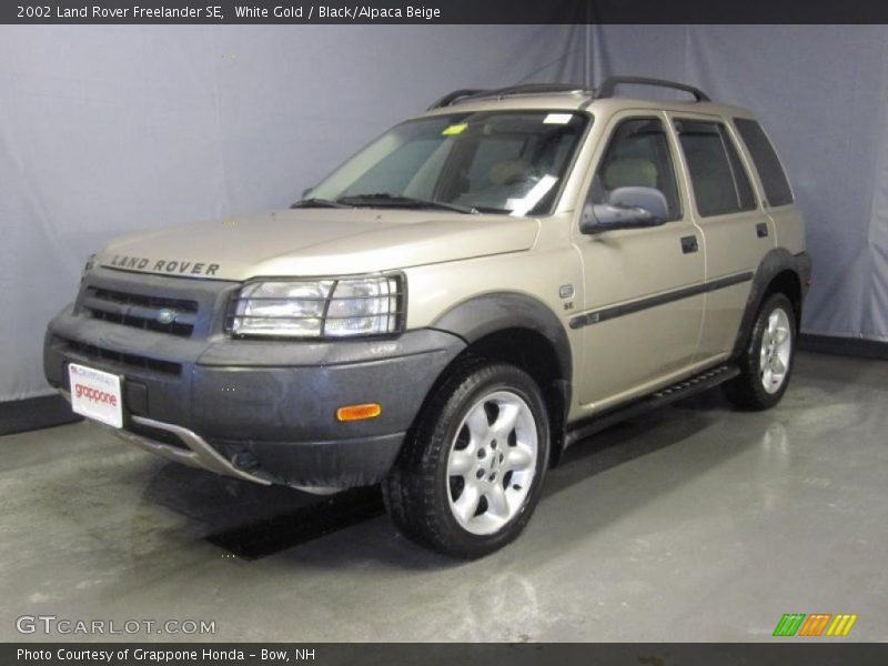 White Gold / Black/Alpaca Beige 2002 Land Rover Freelander SE