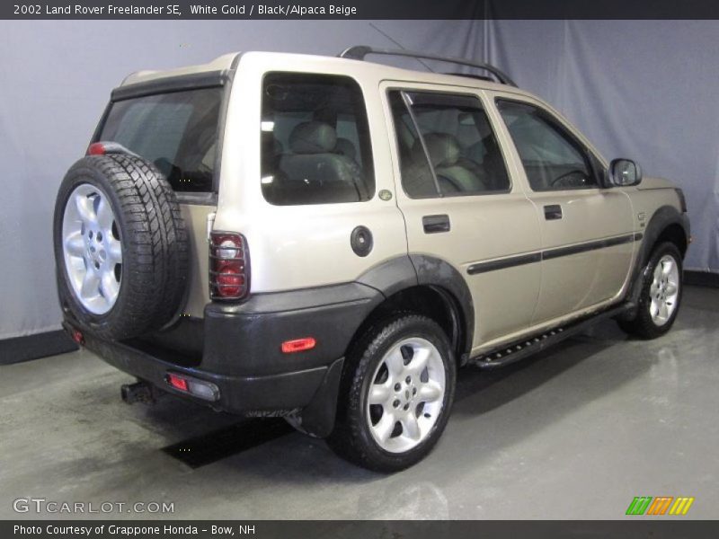 White Gold / Black/Alpaca Beige 2002 Land Rover Freelander SE