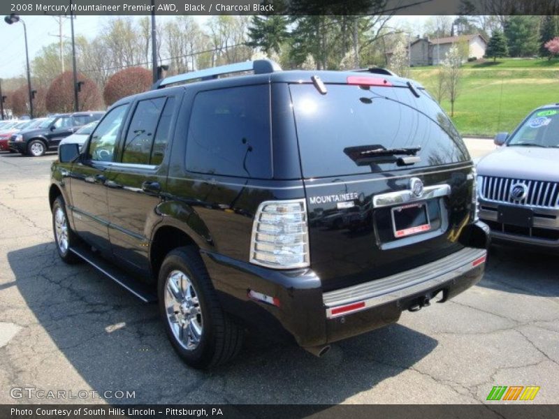 Black / Charcoal Black 2008 Mercury Mountaineer Premier AWD