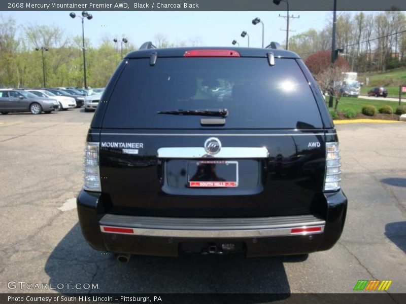 Black / Charcoal Black 2008 Mercury Mountaineer Premier AWD
