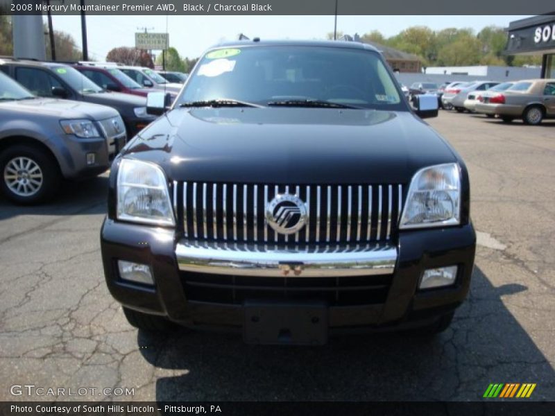 Black / Charcoal Black 2008 Mercury Mountaineer Premier AWD