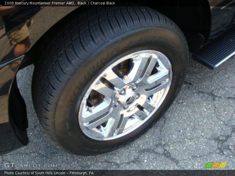 Black / Charcoal Black 2008 Mercury Mountaineer Premier AWD