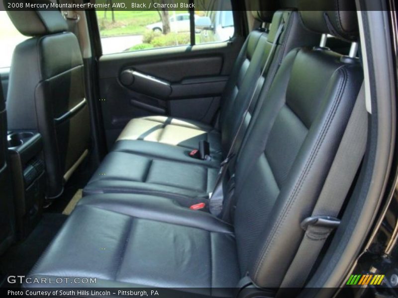 Black / Charcoal Black 2008 Mercury Mountaineer Premier AWD