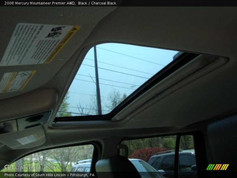 Black / Charcoal Black 2008 Mercury Mountaineer Premier AWD