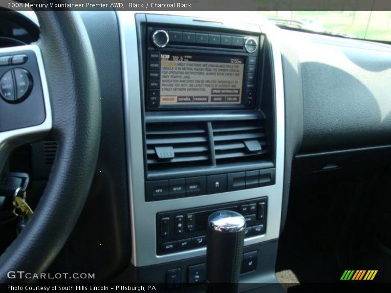 Black / Charcoal Black 2008 Mercury Mountaineer Premier AWD