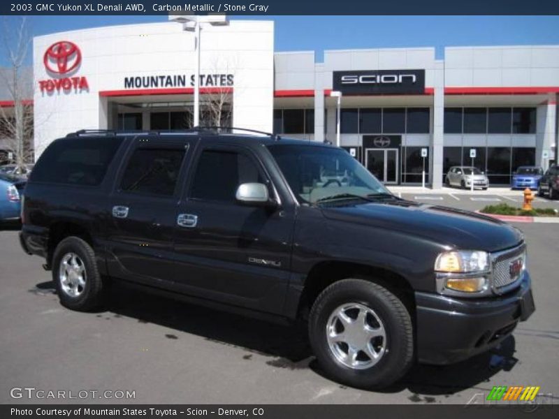 Carbon Metallic / Stone Gray 2003 GMC Yukon XL Denali AWD