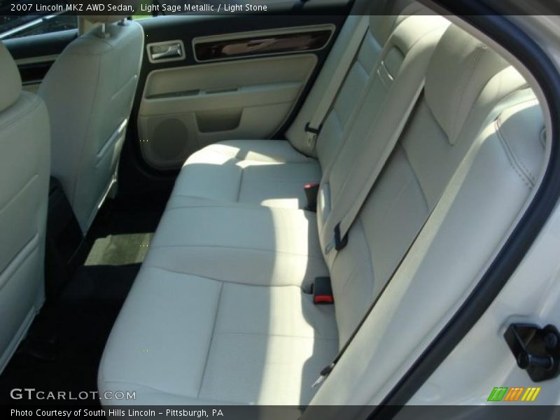 Light Sage Metallic / Light Stone 2007 Lincoln MKZ AWD Sedan