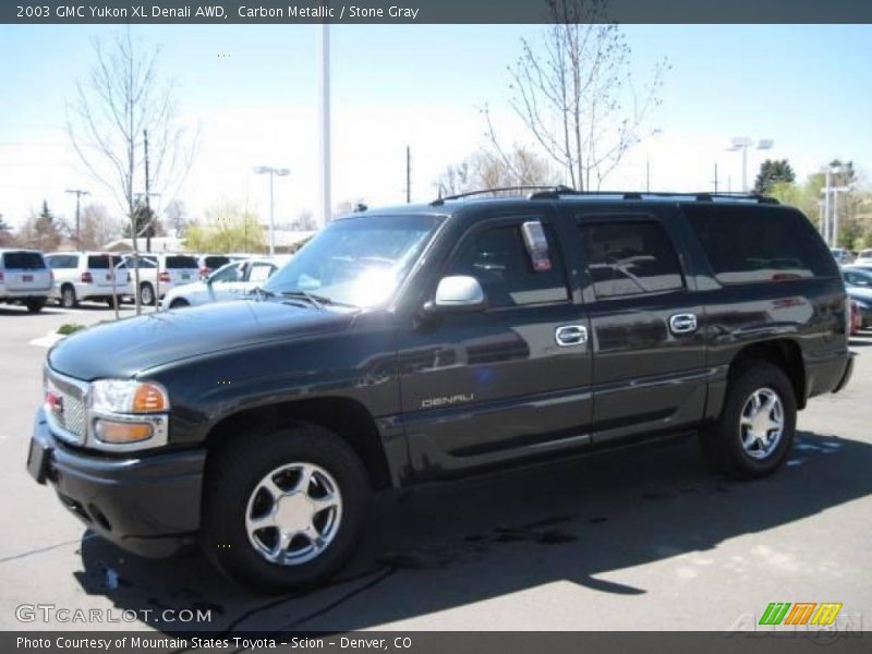 Carbon Metallic / Stone Gray 2003 GMC Yukon XL Denali AWD