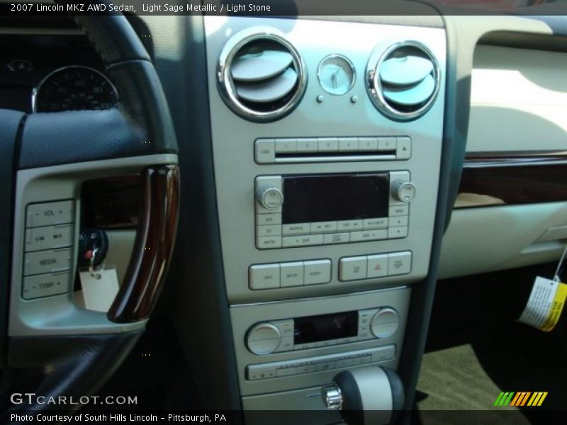 Light Sage Metallic / Light Stone 2007 Lincoln MKZ AWD Sedan