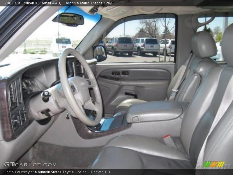 Carbon Metallic / Stone Gray 2003 GMC Yukon XL Denali AWD