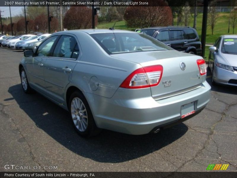 Satellite Silver Metallic / Dark Charcoal/Light Stone 2007 Mercury Milan V6 Premier