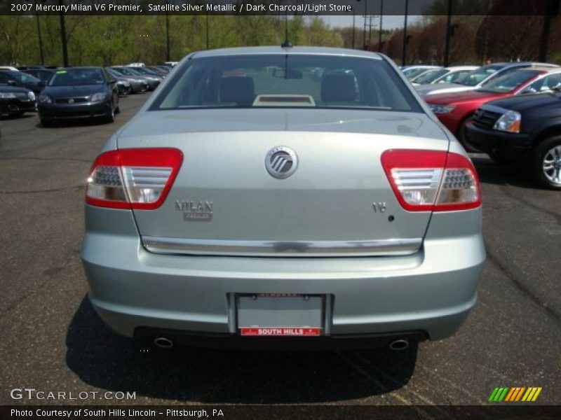 Satellite Silver Metallic / Dark Charcoal/Light Stone 2007 Mercury Milan V6 Premier