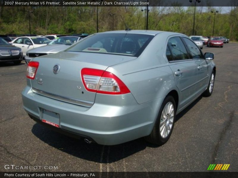 Satellite Silver Metallic / Dark Charcoal/Light Stone 2007 Mercury Milan V6 Premier