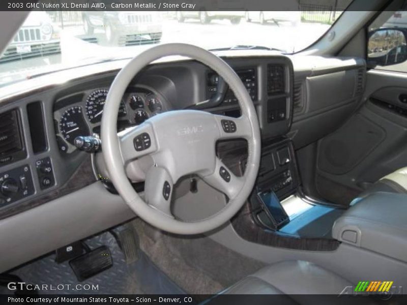 Carbon Metallic / Stone Gray 2003 GMC Yukon XL Denali AWD