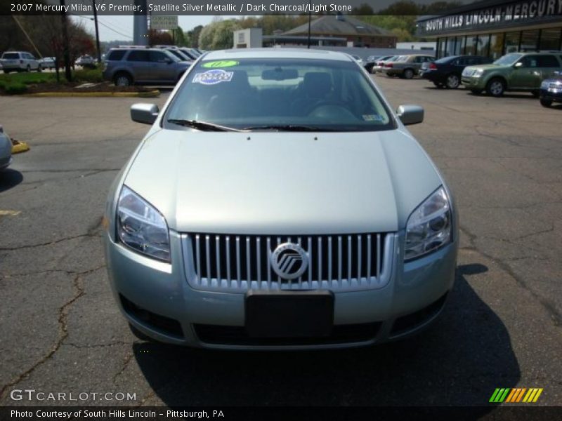 Satellite Silver Metallic / Dark Charcoal/Light Stone 2007 Mercury Milan V6 Premier