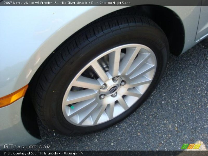 Satellite Silver Metallic / Dark Charcoal/Light Stone 2007 Mercury Milan V6 Premier