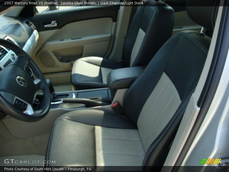 Satellite Silver Metallic / Dark Charcoal/Light Stone 2007 Mercury Milan V6 Premier
