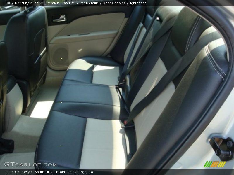 Satellite Silver Metallic / Dark Charcoal/Light Stone 2007 Mercury Milan V6 Premier