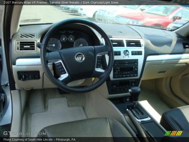 Satellite Silver Metallic / Dark Charcoal/Light Stone 2007 Mercury Milan V6 Premier