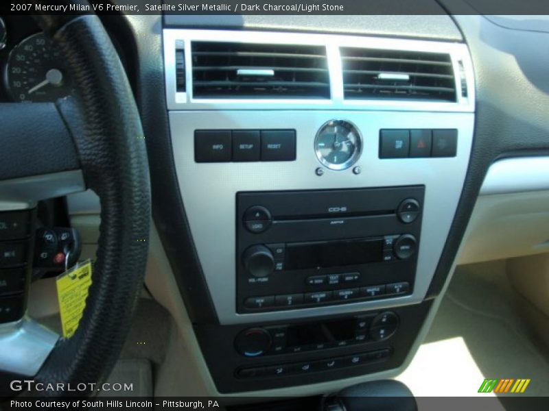 Satellite Silver Metallic / Dark Charcoal/Light Stone 2007 Mercury Milan V6 Premier