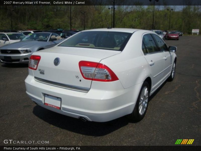 Oxford White / Camel 2007 Mercury Milan V6 Premier