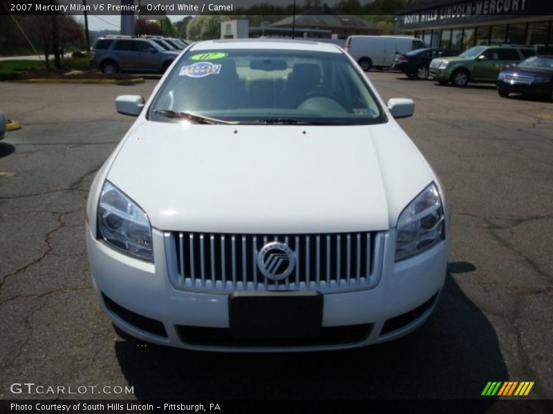 Oxford White / Camel 2007 Mercury Milan V6 Premier