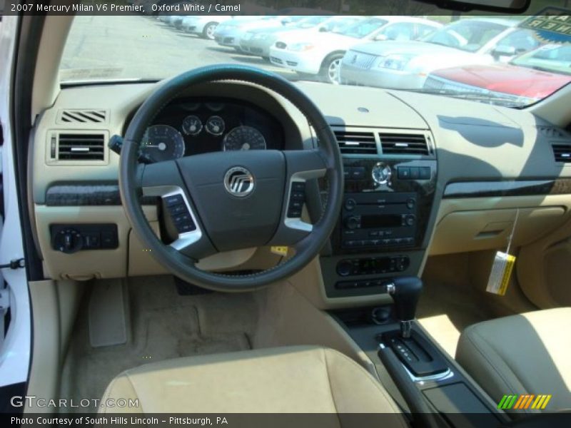 Oxford White / Camel 2007 Mercury Milan V6 Premier