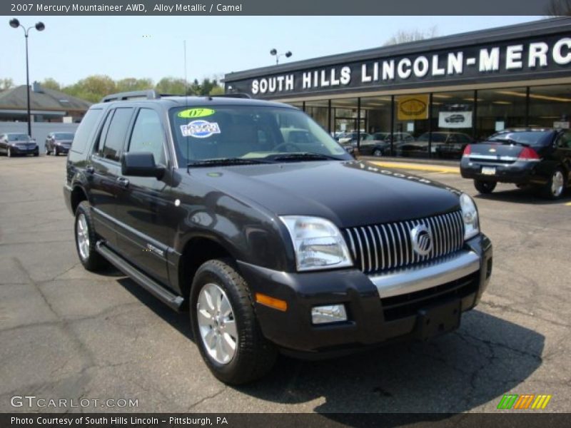 Alloy Metallic / Camel 2007 Mercury Mountaineer AWD