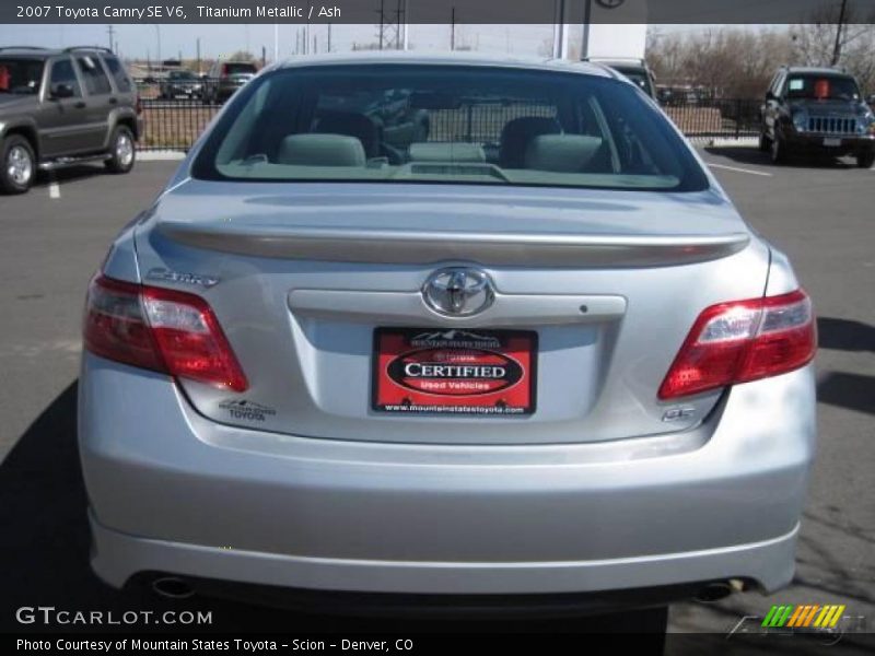 Titanium Metallic / Ash 2007 Toyota Camry SE V6