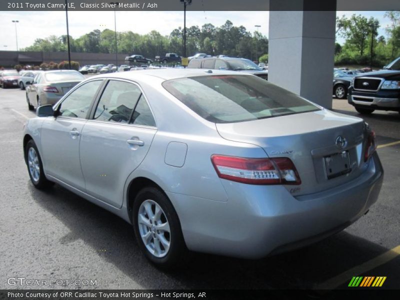 Classic Silver Metallic / Ash 2011 Toyota Camry LE