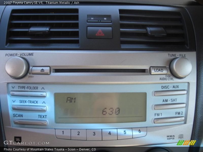 Titanium Metallic / Ash 2007 Toyota Camry SE V6