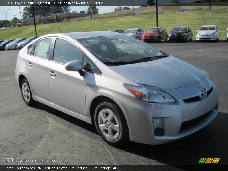 Classic Silver Metallic / Bisque 2010 Toyota Prius Hybrid III