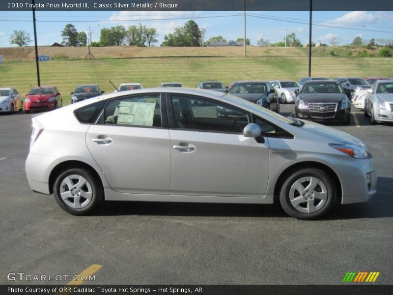 Classic Silver Metallic / Bisque 2010 Toyota Prius Hybrid III