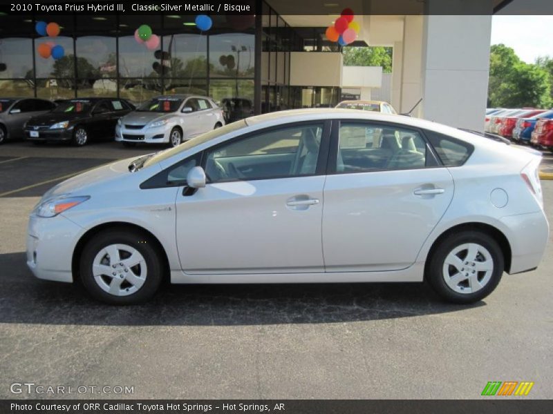 Classic Silver Metallic / Bisque 2010 Toyota Prius Hybrid III