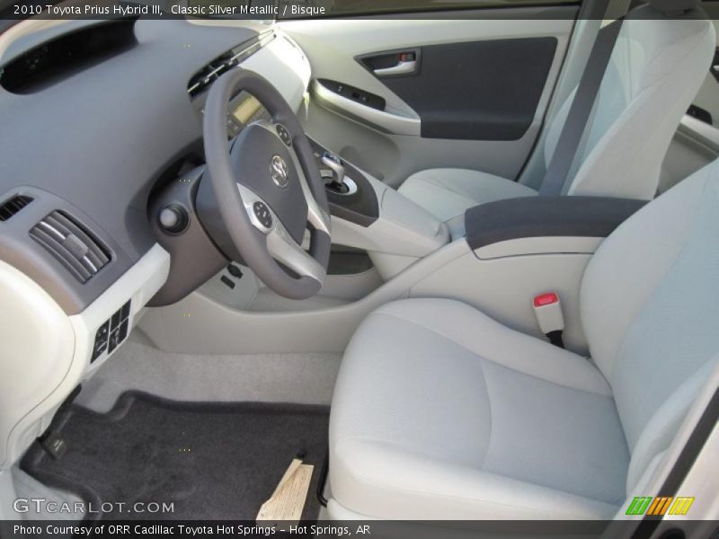 Classic Silver Metallic / Bisque 2010 Toyota Prius Hybrid III