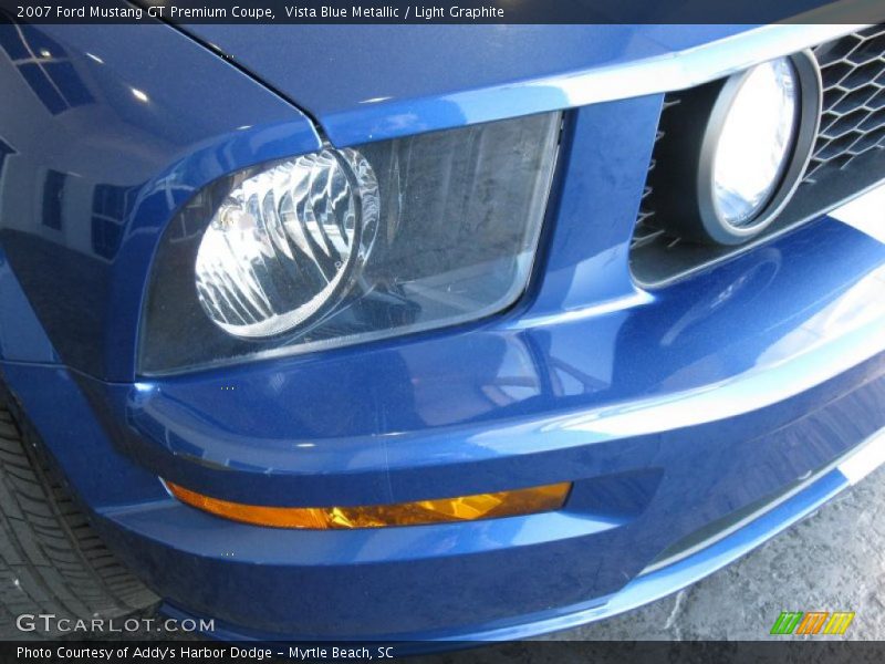 Vista Blue Metallic / Light Graphite 2007 Ford Mustang GT Premium Coupe