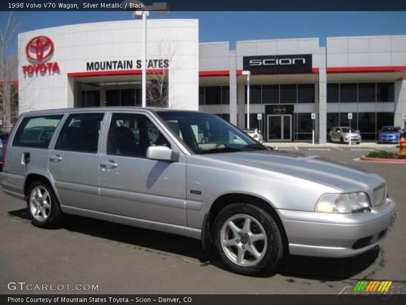 Silver Metallic / Black 1998 Volvo V70 Wagon
