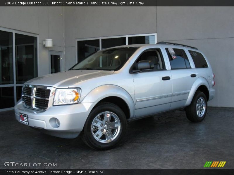 Bright Silver Metallic / Dark Slate Gray/Light Slate Gray 2009 Dodge Durango SLT