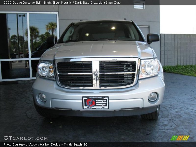 Bright Silver Metallic / Dark Slate Gray/Light Slate Gray 2009 Dodge Durango SLT