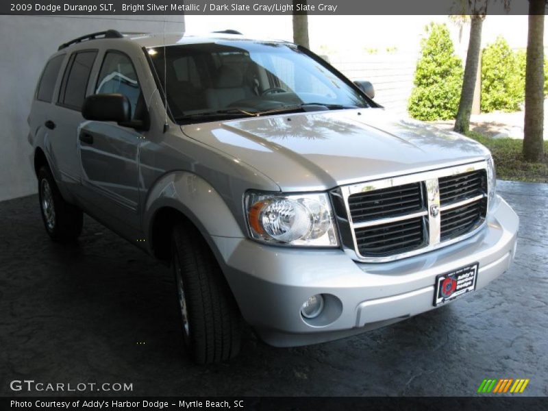 Bright Silver Metallic / Dark Slate Gray/Light Slate Gray 2009 Dodge Durango SLT