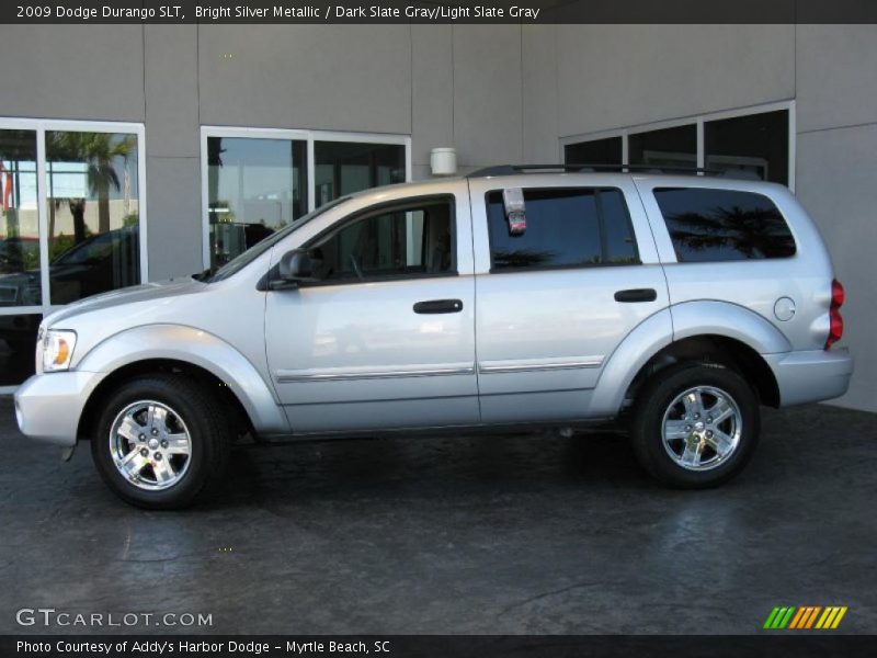 Bright Silver Metallic / Dark Slate Gray/Light Slate Gray 2009 Dodge Durango SLT