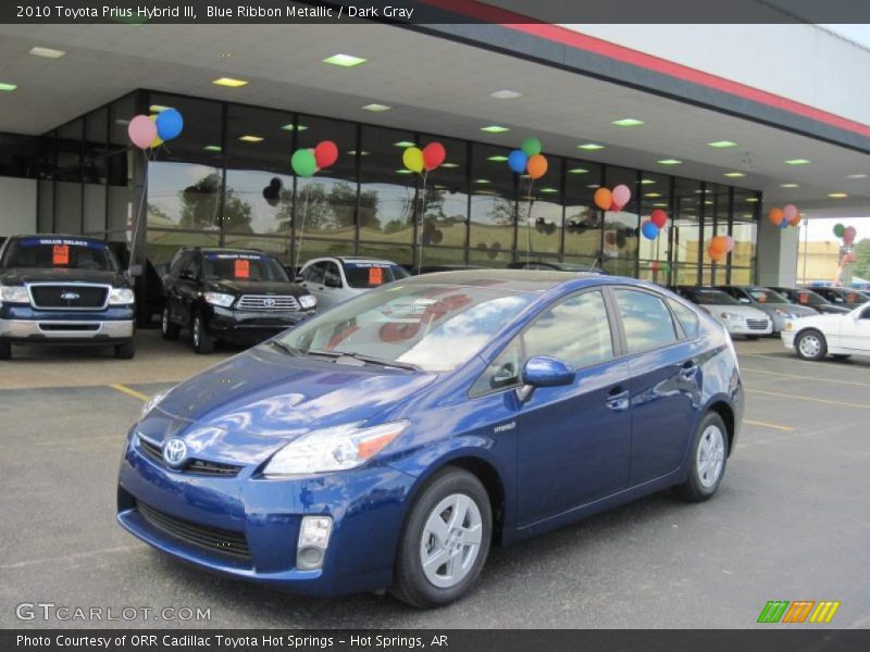 Blue Ribbon Metallic / Dark Gray 2010 Toyota Prius Hybrid III