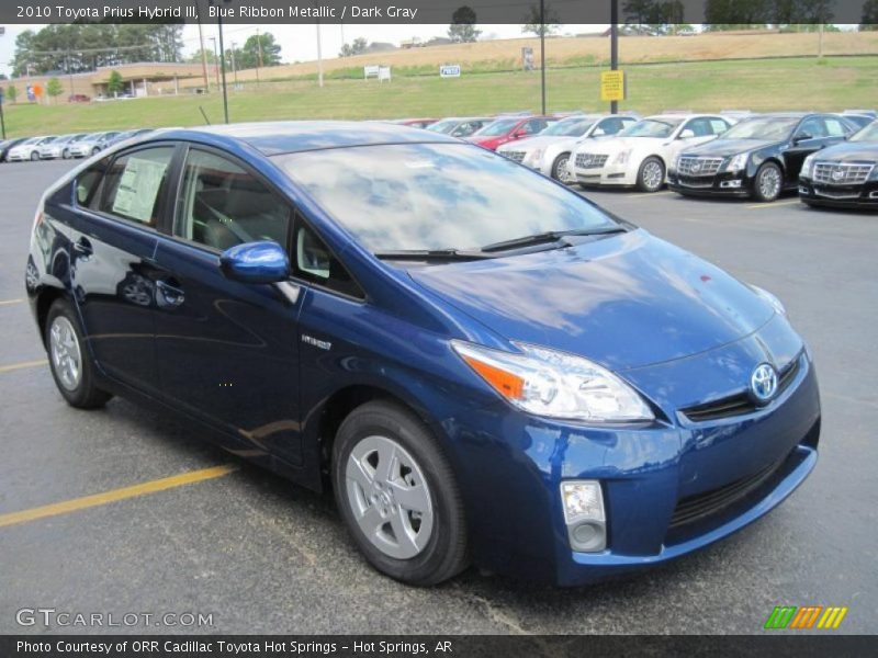Blue Ribbon Metallic / Dark Gray 2010 Toyota Prius Hybrid III