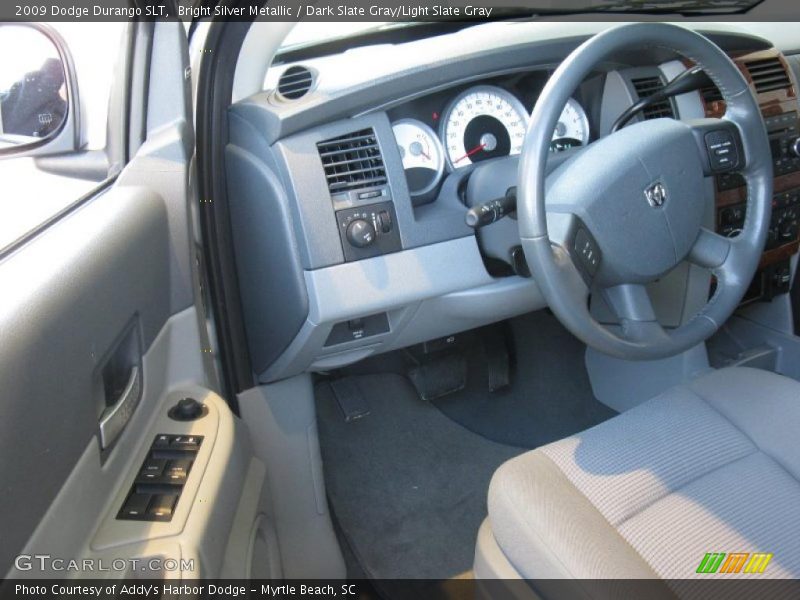 Bright Silver Metallic / Dark Slate Gray/Light Slate Gray 2009 Dodge Durango SLT