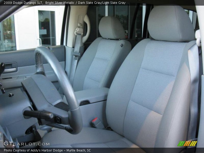 Bright Silver Metallic / Dark Slate Gray/Light Slate Gray 2009 Dodge Durango SLT