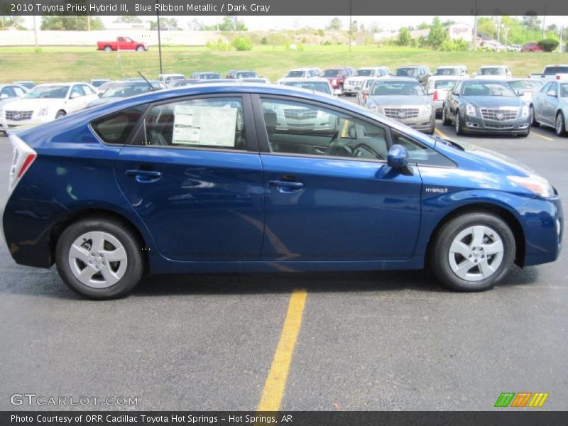 Blue Ribbon Metallic / Dark Gray 2010 Toyota Prius Hybrid III